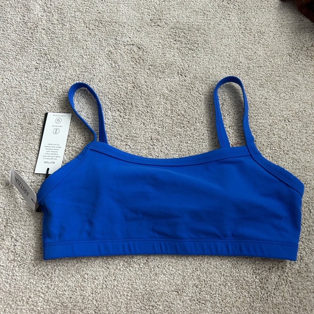 Aritzia jazz blue bra